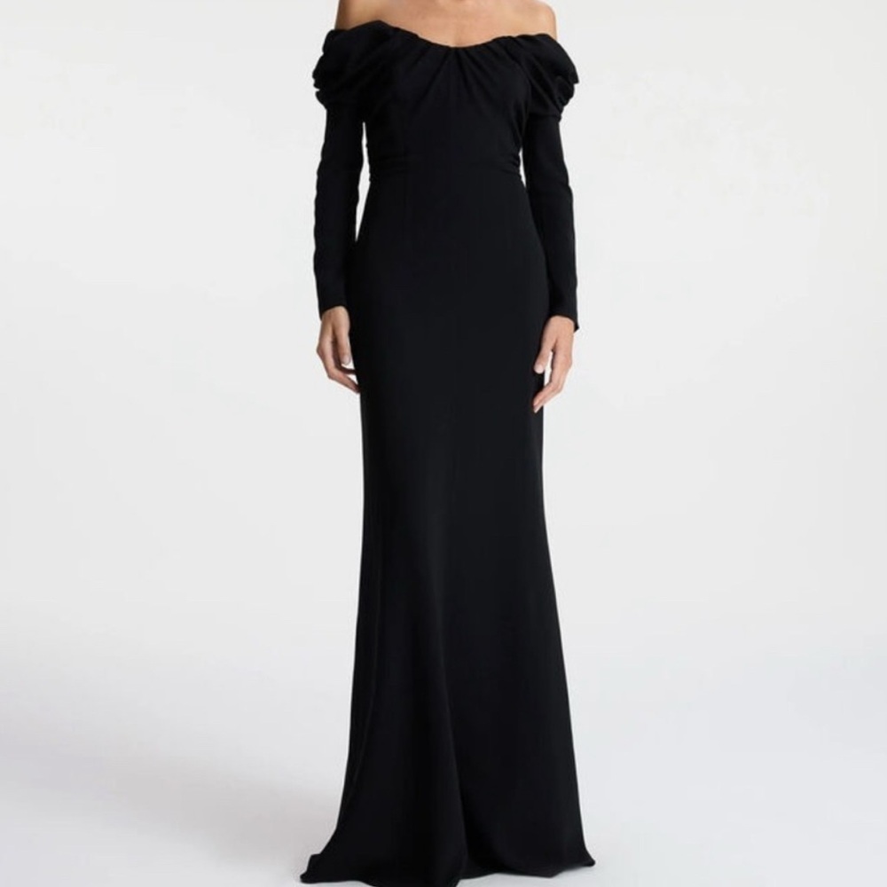 A.L.C. Black Nora Off the Shoulder Gown